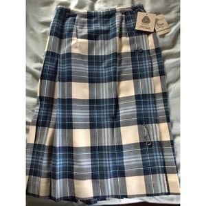 Vintage AlJean of Canada Tartan Skirt and Vest